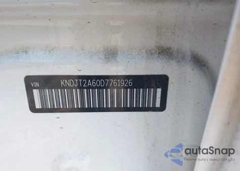 2013 Kia Soul + z USA, uszkodzony, nr VIN KNDJT2A60D7761926